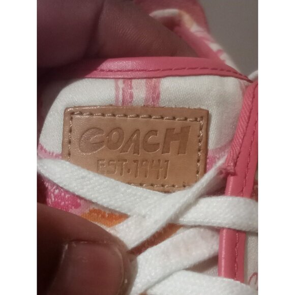 Women's COACH Barrett Multicolor Sneakers Size 11 B Phenomenal Condition! - Picture 7 of 16
